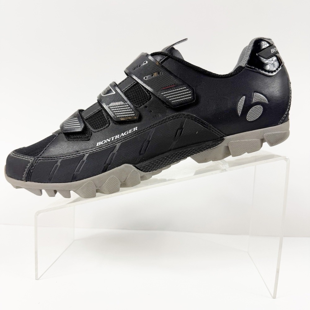 Bontrager Evoke Mountain Bike Shoes Mens Size 45/12 Black SPD Cleats MTB Cycling - Picture 5 of 8